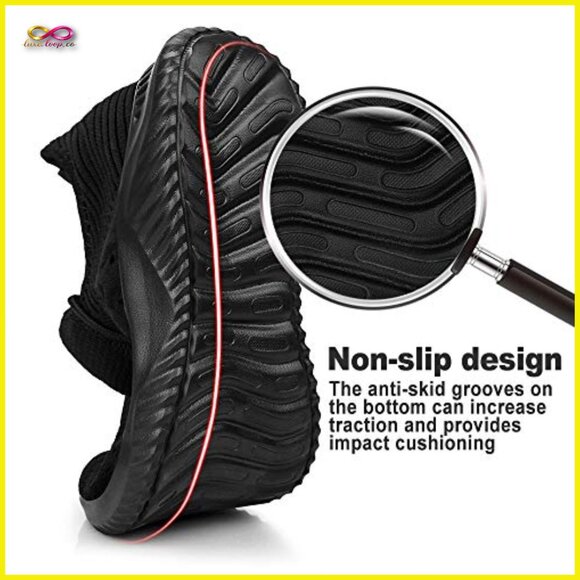 Lightweight Slip On Sneakers Breathable Running Shoes Comfortable Athletic main image 7